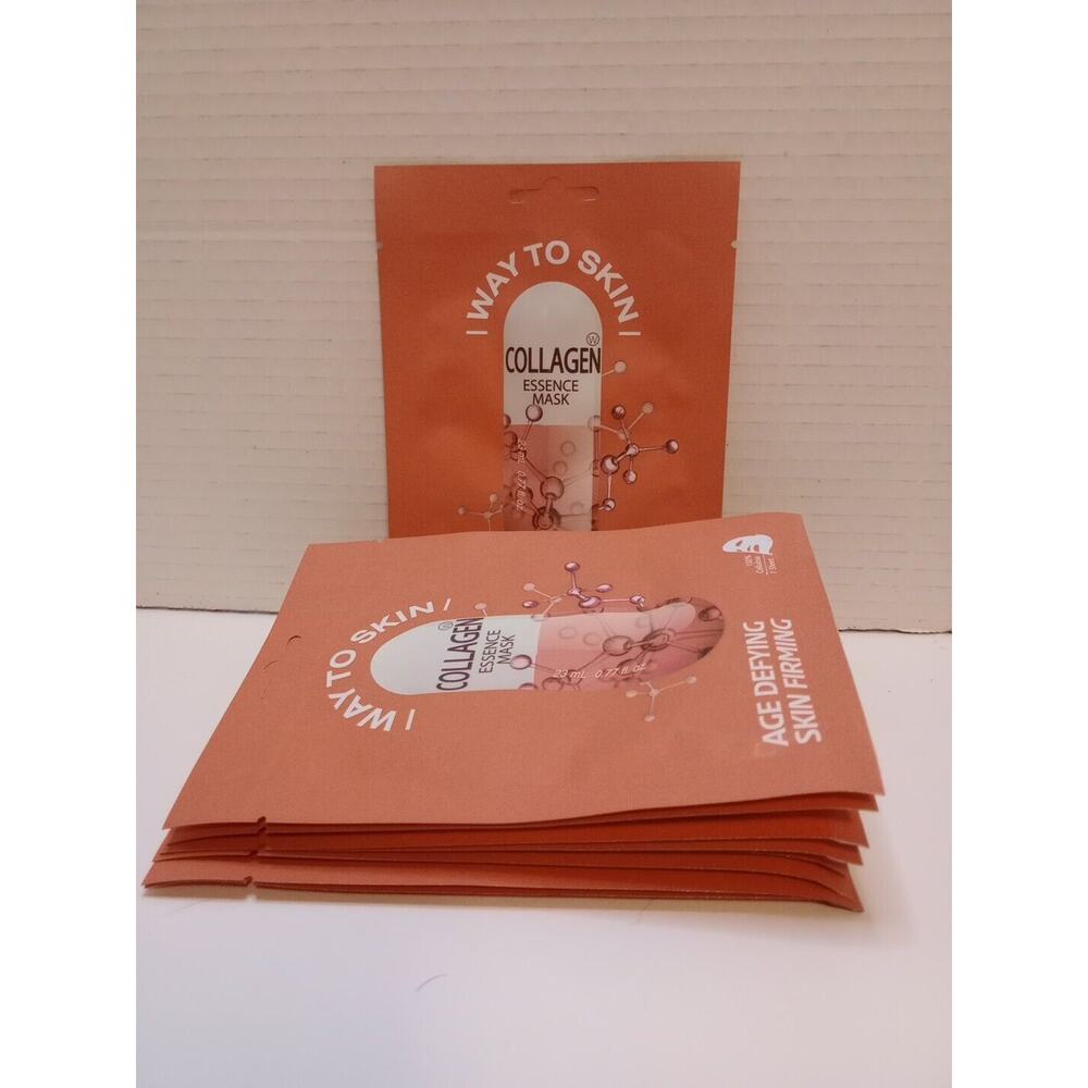 12 Way to Skin Collagen Essence Face Mask, Brand New Factory Sealed, Exp In 2027